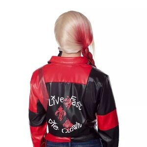 The Suicide Squad Harley Quinn moto jacket, size small